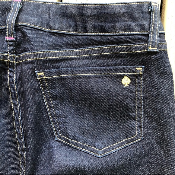 Kate Spade Play Hooky Perry Street Dark Wash Denim Blue Jeans Size 28 - Picture 4 of 9